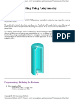 Modelling Using Axisymmetry