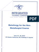 Metallurgy for Non-Metallurgist