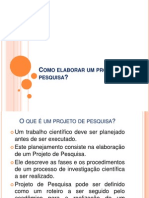 Elaborar Projeto de Pesquisa Adm