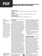 Continous Auditing - The Audit of the Future