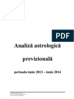 Analiza A Astrogramei Previzionale - A