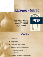 Allium Sativum (Final Draft)