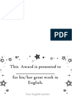 Award June 2013