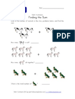 Finding The Sum Animals