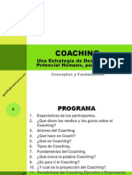 Coaching Conceptos y Fundamentos