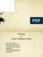 Presentation On The Composer Bach