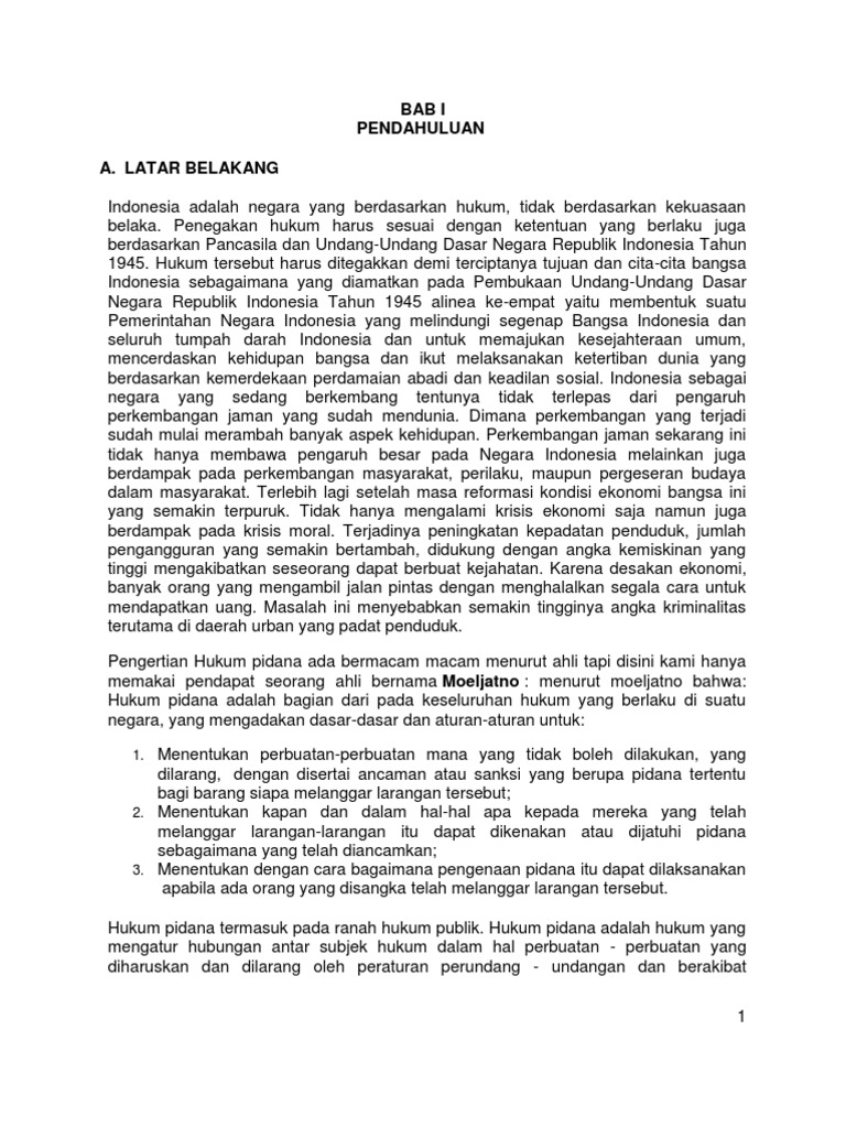 Makalah Tindak Pidana Penganiayaan