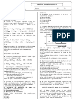 Exercicios Termoquimica Lista 1