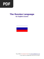 Download The Russian Language for the English Learner by drcriss0704 SN149527088 doc pdf