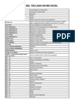 Atajos de Teclado en MS EXCEL