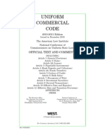 Uniform Commercial Code 2010-2011 Ed