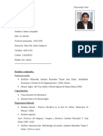 Curriculum Vitae2012