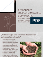 Degradarea Solului Si Masurile de Protectie