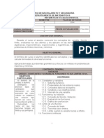 Programa Matematicas IV (Calculo Diferencial)