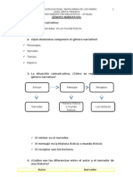 Guia Prueba Coe 2 - Genero Narrativo 2º Medio