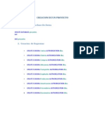 Creacion de Un Proyecto SQL Sript