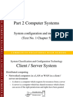 Part 2 Computer Systems: System Configuration and Methods (Text No. 1 Chapter 5)