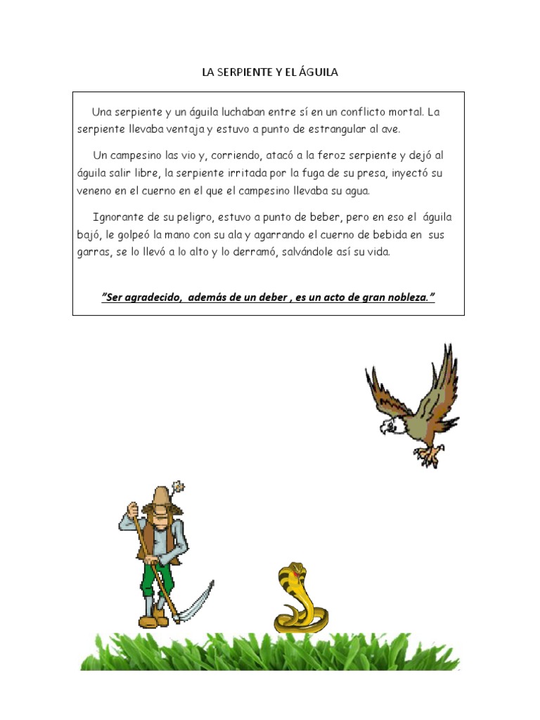 La Serpiente, el Águila y la Gratitud | PDF, image size:768x1024