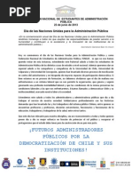 Declaración FENEAP día Naciones Unidas para la Administración Pública