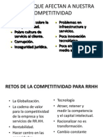 Factores Que Afectan A Nuestra Competitividad