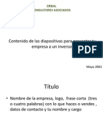 Como Presentar La Empresa