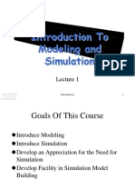 Introduction To Modeling and Simulation