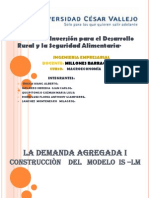 La Demanda Agregada Construcciòn Del Modelo Is