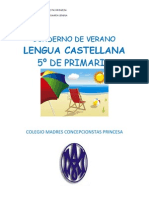 Cuaderno Verano Lengua 5º