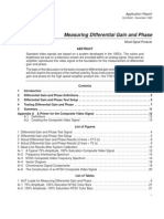 Measuring Differential Gain and Phase: Application Report