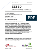 Squeezed: Life in A Time of Food Price Volatility, Year 1