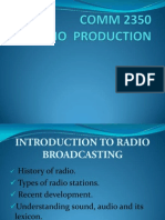 Radio Production: Intro