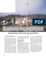 (Ebook - Free Energy) - Electricity From The Wind - Assessing Wind Energy Potential