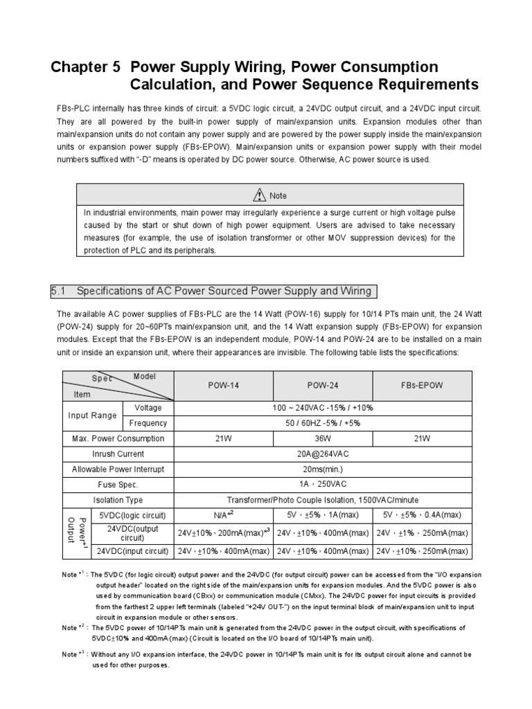 Power Supply Wiring and Specifications | PDF | Computers | Technology ...