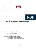 Apostila de Redação Oficial e Empresarial