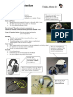 PPE-Hearing Protection: Think About It!