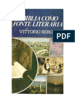 A BÍBLIA COMO FONTE LITERÁRIA - VITTORIO BERGO