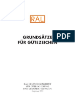 RAL Grundsätze Für Gütezeichen