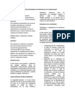 Metodos Para Determinar El Deteriodo de Un Condensador