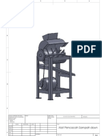Assembly Alat Pencacah Sampah D