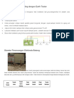 Cara Mengukur Grounding Dengan Earth Tester