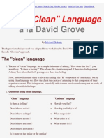 Using Clean Language