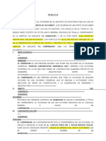 Minuta Compraventa de Acciones Corregida