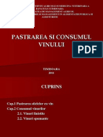 Pastrarea Si Consumul Vinului 