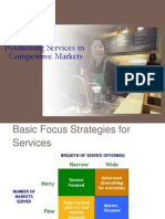 Positioning Services in Competitive Markets