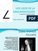 El Uso de La Argumentacion de Stephen Toulmin