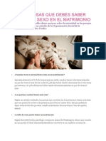 5 claves sexo matrimonio