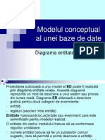 Curs - Model conceptual al bazelor de date
