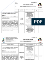 Plan de Evaluacion de Regulacion Juridica de Las Relaciones Privadas Ubv Seccion O2 4to Semestre PDF