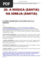 A Musica, Santa, Na Igreja, Santa