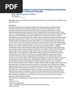 Download Aplikasi Transformasi Fourier Pada Persamaan Diferensial Parsial Dengan Fungsi Non Periodic by Reza Akbar SN149752568 doc pdf